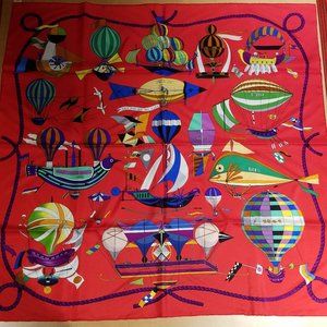 Hermes Scarf - Les Folies Du Ciel